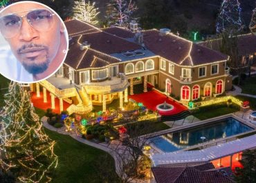 Após escapar da morte, Jamie Foxx transforma sua casa em um sonho de Natal