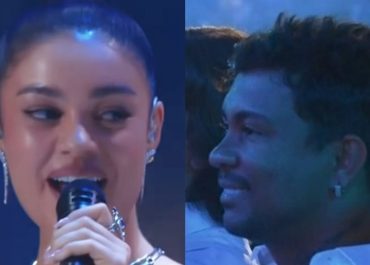 Xamã se emociona com apresentação de Sophie Charlotte no Especial Roberto Carlos